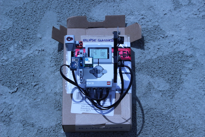 LEGO Weather Station on the beach LEGO Weather Station on the beach.